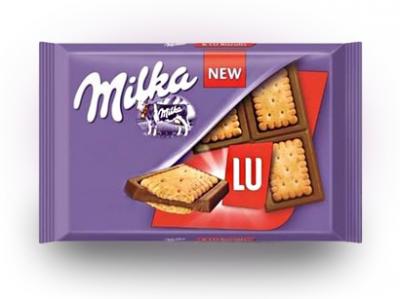 Молочный шоколад Милка Лу Milka LU Chocolate 35 грамм